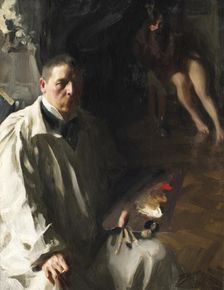Self-portrait, 1896. Creator: Anders Leonard Zorn