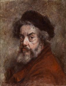 Self-Portrait, 1896. Creator: Desboutin, Marcellin Gilbert (1823-1902)