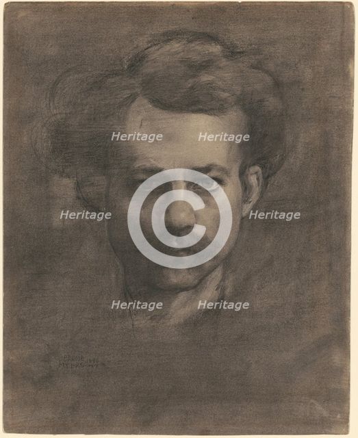 Self-Portrait, 1896. Creator: Jerome Myers.