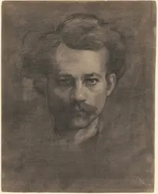 Self-Portrait, 1896. Creator: Jerome Myers
