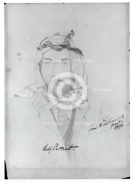 Self-Portrait, 1896. Creator: Louis Michel Eilshemius.