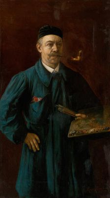 Self-Portrait, 1897. Creator: Eduard Majsch