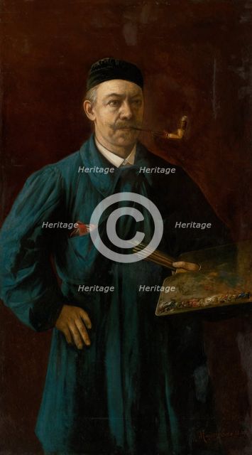 Self-Portrait, 1897. Creator: Eduard Majsch.