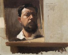 Self-portrait, 1897. Creator: Sorolla y Bastida; Joaquín (1863-1923)