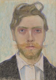 Self-Portrait, 1897. Creator: Stanislaw Wyspianski