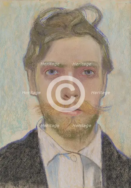 Self-Portrait, 1897. Creator: Stanislaw Wyspianski.