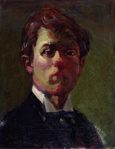 Self-Portrait, 1898. Creator: Dufy, Raoul (1877-1953)
