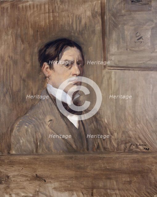 Self-Portrait, 1898. Creator: Forain, Jean-Louis (1852-1931).