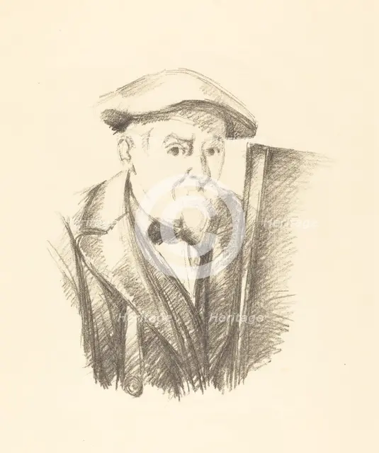 Self-Portrait, 1898. Creator: Paul Cezanne.