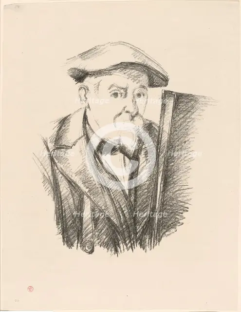 Self-Portrait, 1898. Creator: Paul Cezanne.