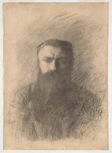 Self-Portrait, 1898. Creator: Rodin, Auguste (1840-1917)