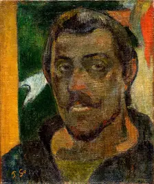 Self-portrait 1890-1894. Artist: Paul Gauguin