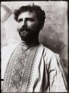 Self-portrait, 1890. Creator: Mucha, Alfons Marie (1860-1939)