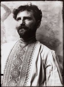 Self-portrait, 1890. Creator: Mucha, Alfons Marie (1860-1939)