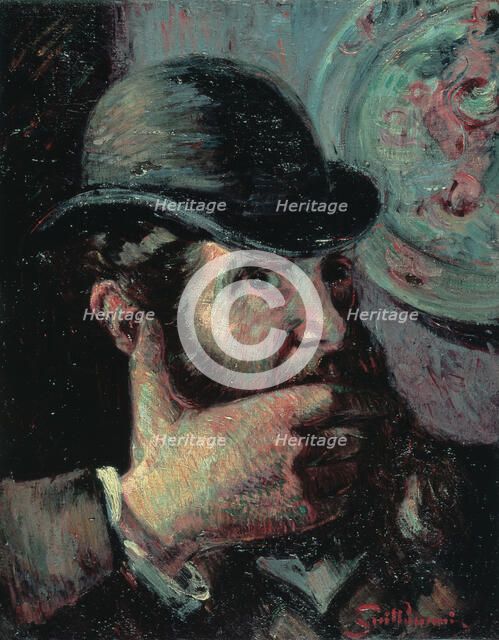 Self-Portrait, 1890s. Artist: Guillaumin, Jean-Baptiste Armand (1841-1927)