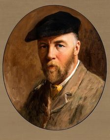 Self Portrait, 1891. Creator: Archibald David Reid