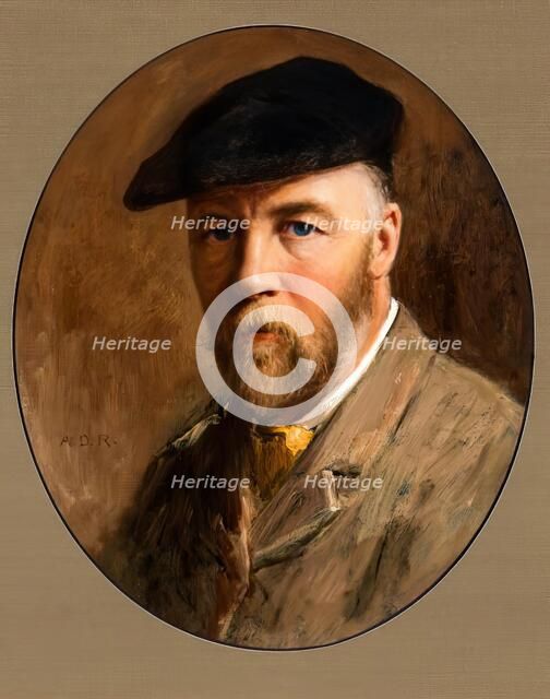 Self Portrait, 1891. Creator: Archibald David Reid.