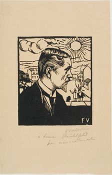 Self-Portrait, 1891. Creator: Félix Vallotton