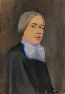 Self-Portrait, 1892. Creator: Beda Stjernschantz
