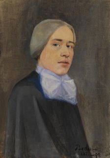 Self-Portrait, 1892. Creator: Beda Stjernschantz