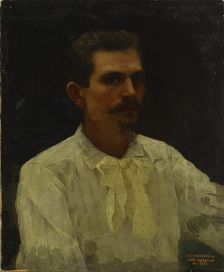 Self-Portrait, 1892. Creator: John Forssell