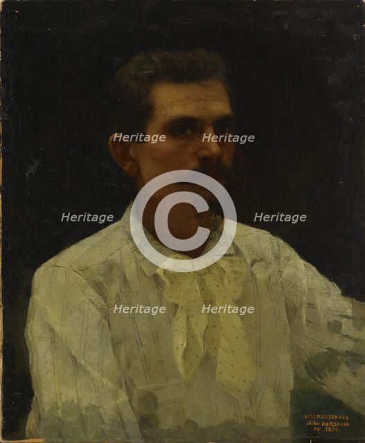 Self-Portrait, 1892. Creator: John Forssell.