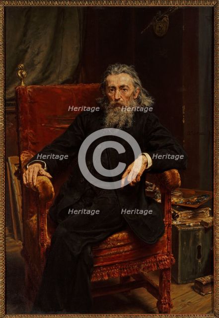 Self-portrait, 1892. Creator: Matejko; Jan Alojzy (1838-1893).