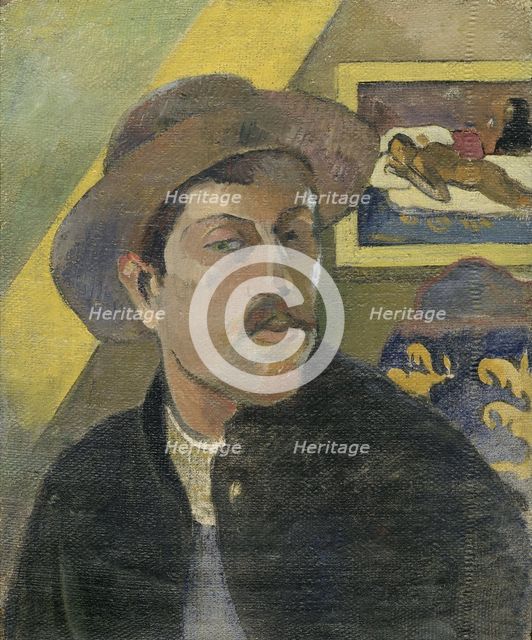 Self-Portrait, 1893-1894. Artist: Gauguin, Paul Eugéne Henri (1848-1903)
