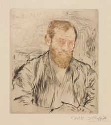 Self-Portrait, 1893. Creator: Jean-François Raffaëlli (French, 1850-1924)