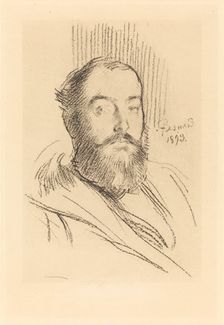 Self-Portrait, 1893. Creator: Paul Albert Besnard