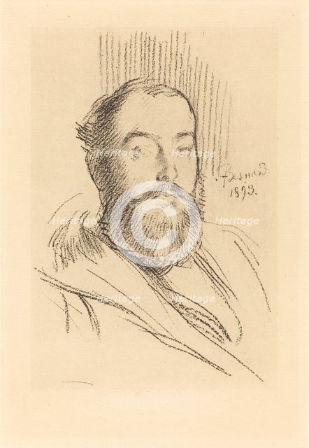 Self-Portrait, 1893. Creator: Paul Albert Besnard.