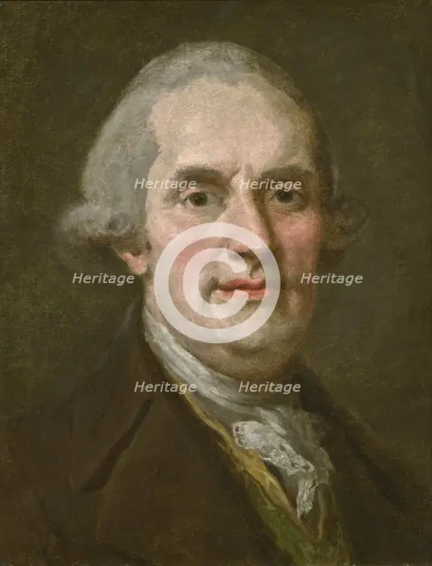 Self-portrait, 18th century. Creator: Lorens Pasch the Younger.