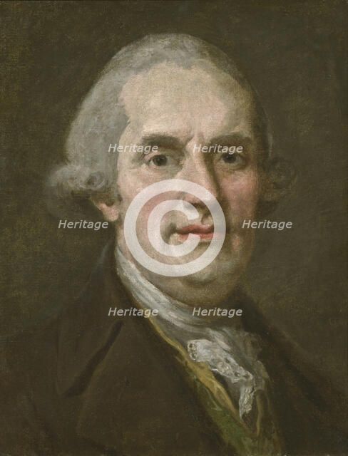 Self-portrait, 18th century. Creator: Lorens Pasch the Younger.