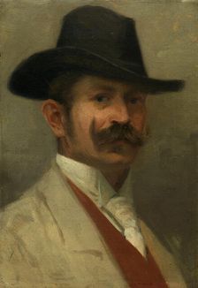 Self-portrait, 1904-1905. Creator: Ludovit Cordak