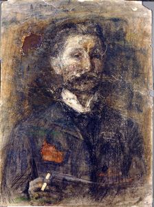 Self-portrait 1904. Artist: Mikhail Vrubel