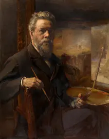 Self Portrait, 1904. Creator: Pierre Jean van der Ouderaa