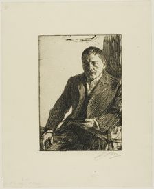 Self-Portrait 1904 II, 1904. Creator: Anders Leonard Zorn