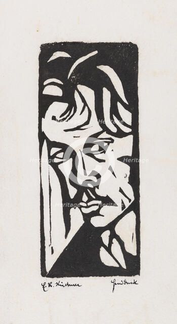 Self-portrait, 1905-1906. Creator: Kirchner, Ernst Ludwig (1880-1938).