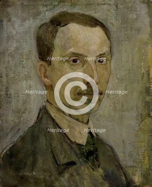 Self-Portrait, 1905. Creator: Karl Isakson.