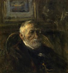 Self Portrait, 1905. Creator: Jozef Israels