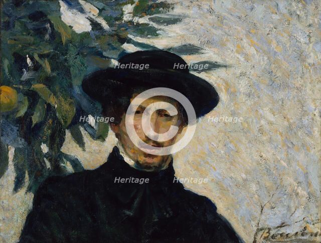 Self-Portrait, 1905. Creator: Umberto Boccioni.