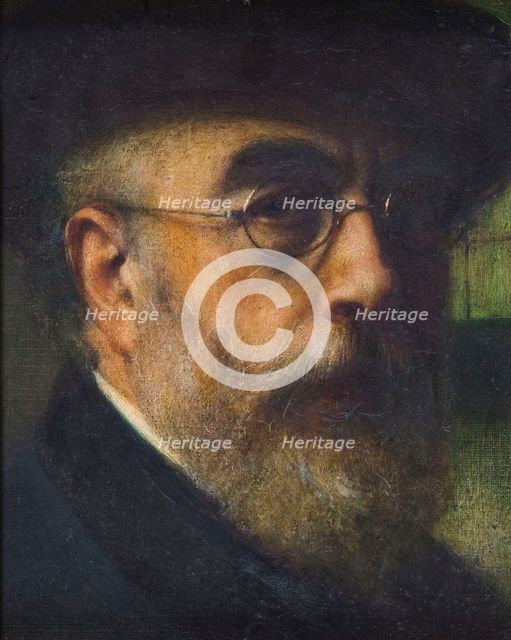 Self-portrait, 1906. Creator: Emile Renard.
