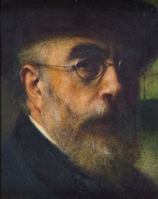 Self-portrait, 1906. Creator: Emile Renard