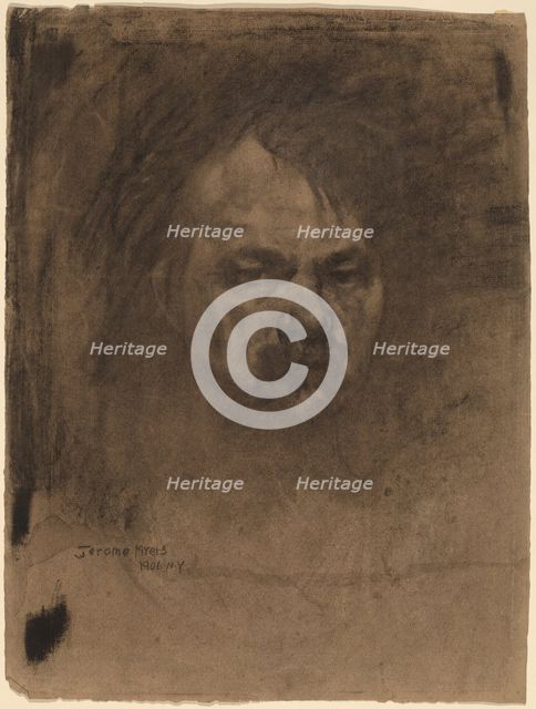 Self-Portrait, 1906. Creator: Jerome Myers.