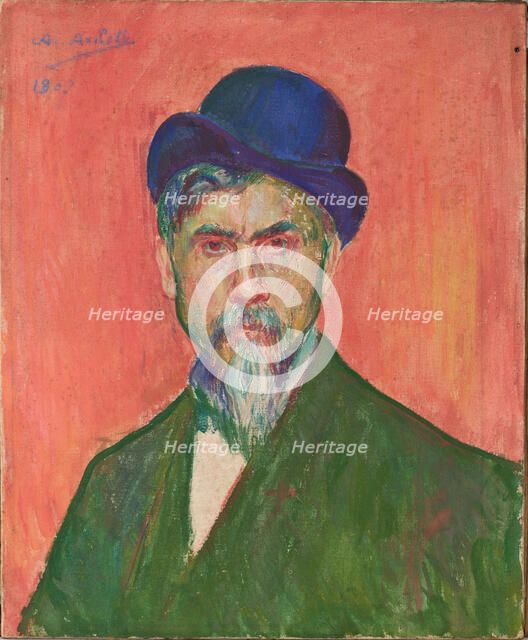 Self-portrait, 1907. Creator: Axilette, Alexis (1860-1931).