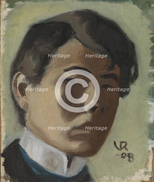 Self-Portrait, 1908. Creator: Valle Rosenberg.