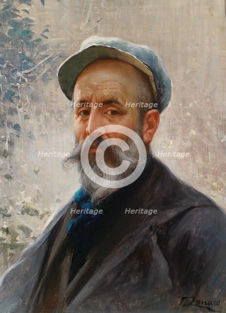 Self-portrait, 1908. Creator: Zonaro; Fausto (1854-1929).