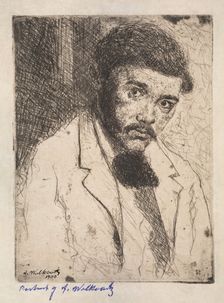 Self-Portrait, 1900. Creator: Abraham Walkowitz