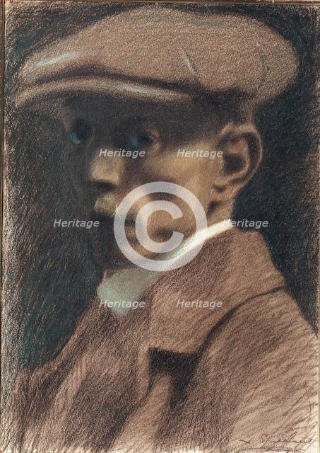 Self-Portrait, 1900s. Creator: Spilliaert, Léon (1881-1946).