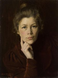 Self-Portrait, 1901. Creator: Dora Wahlroos